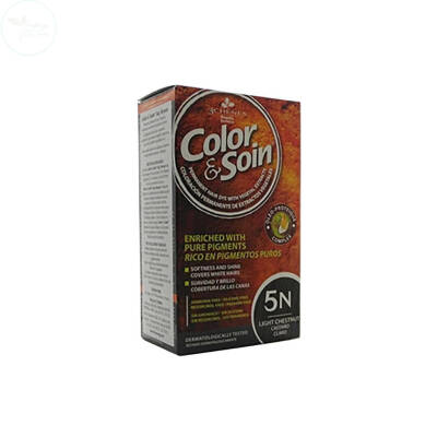 Color and Soin Saç Boyası 5N - Gün Işığı Kestane - 1