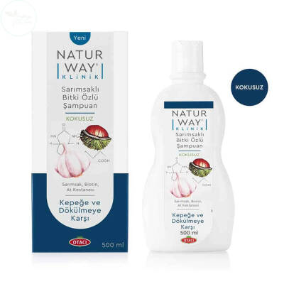 Otacı Naturway Klinik Extra Sarımsaklı Bitki Özlü Şampuan 500 ml - 1