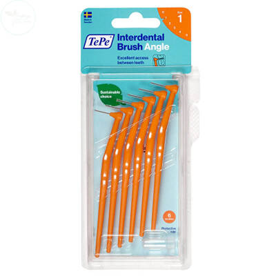 Tepe Angle Arayüz Fırçası Turuncu 0,45 mm 6'lı Paket - 1