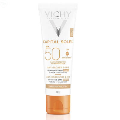 Vichy Capital Soleil Spf 50+ Anti Dark Spots Leke Karşıtı Renkli Güneş Kremi 50 ml - 1