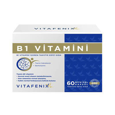 Vitafenix B1 Vitamini 60 Bitkisel Kapsül - 1