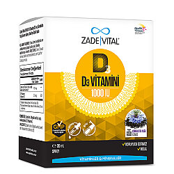 Zade Vital 1000IU D3 Vitamini ve Çörek Otu Yaği İçeren Sprey 20 ml - ZADE VİTAL 