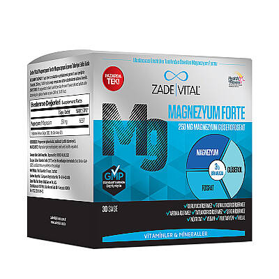 Zade Vital Magnezyum Forte 30 Saşe - 1