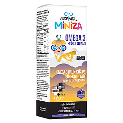 Zade Vital Miniza Omega 3-Çörek Otu Yağı İçerikli Sıvı Takviye Edici Gıda 150 ml - ZADE VİTAL 