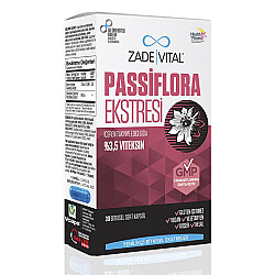 Zade Vital Passiflora Ekstresi İçeren Takviye Edici Gıda 30 Bitkisel Kapsül - ZADE VİTAL 